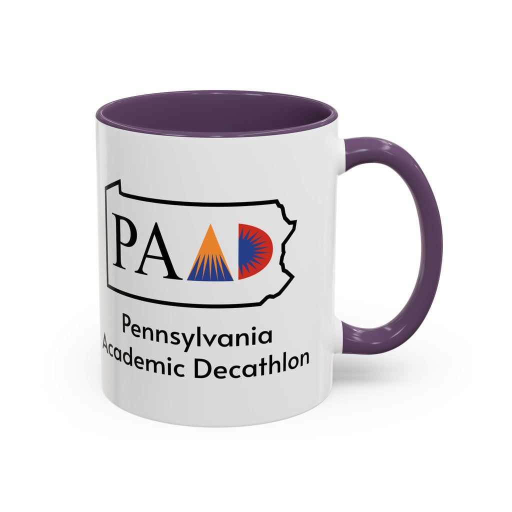 Pennsylvania Academic Decathlon Logo Accent Coffee Mug (11/15oz)