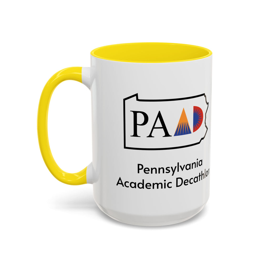 Pennsylvania Academic Decathlon Logo Accent Coffee Mug (11/15oz)