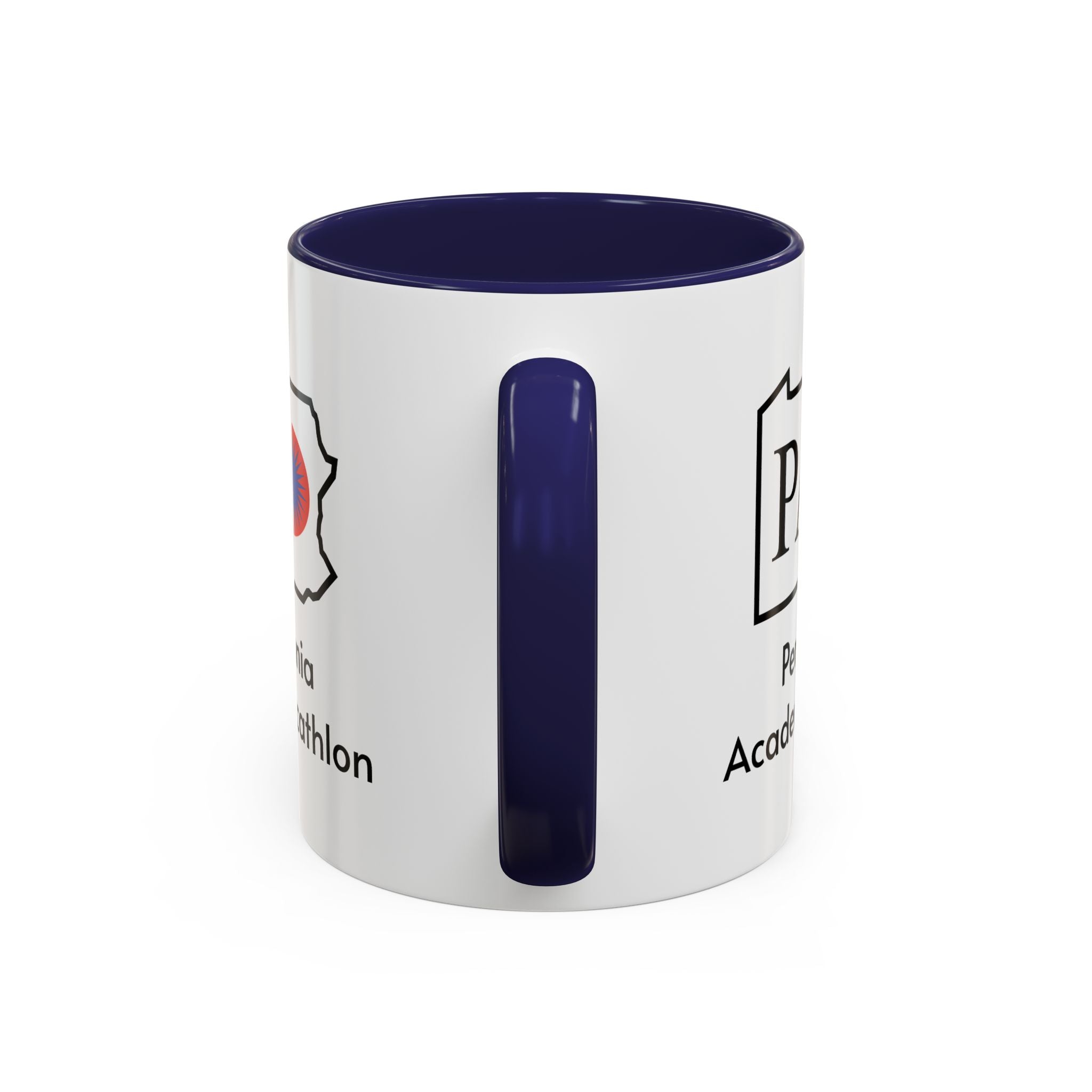 Pennsylvania Academic Decathlon Logo Accent Coffee Mug (11/15oz)