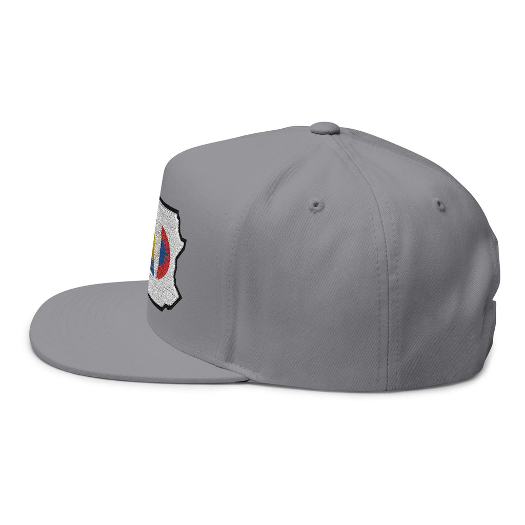 PAAD State Outline Embroidered Flat Bill Cap