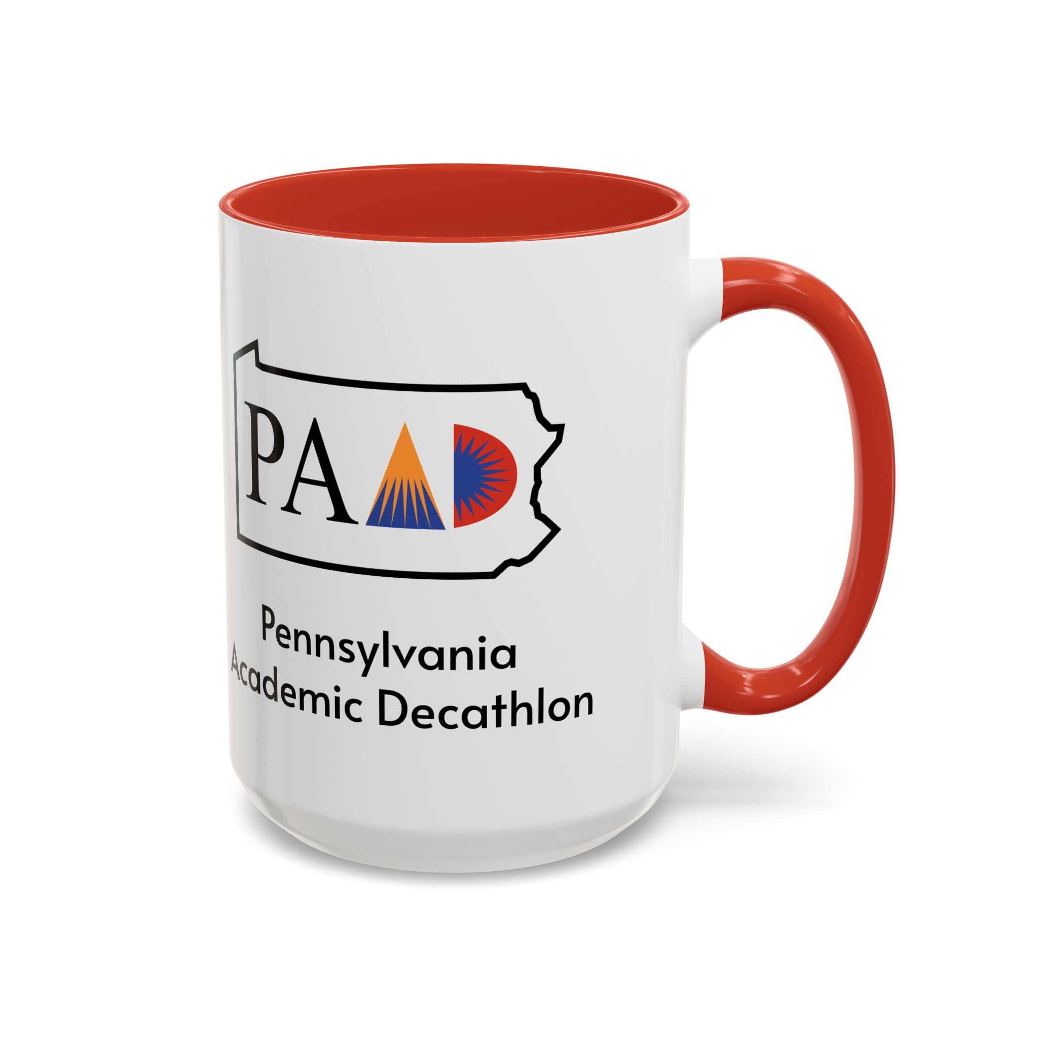 Pennsylvania Academic Decathlon Logo Accent Coffee Mug (11/15oz)