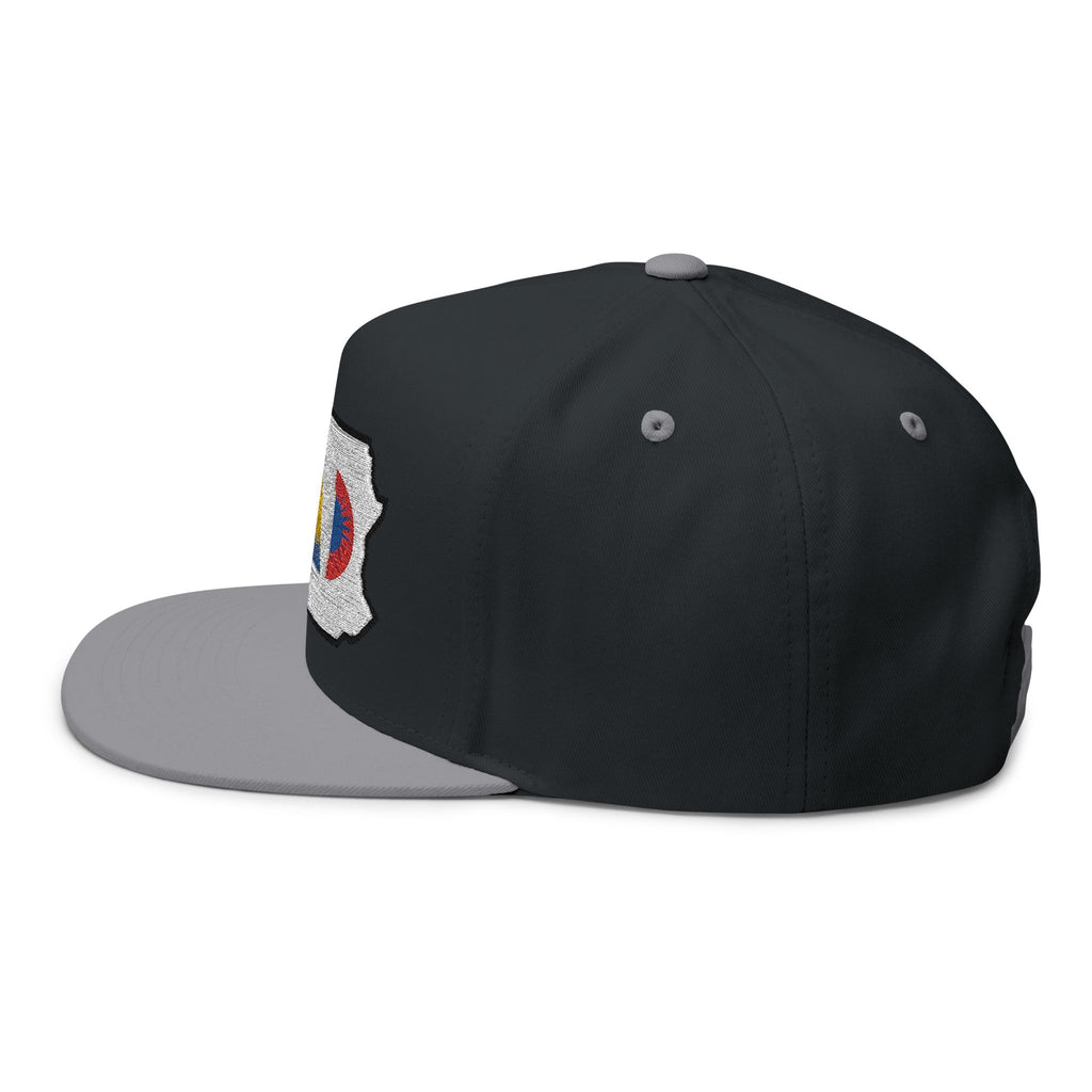 PAAD State Outline Embroidered Flat Bill Cap