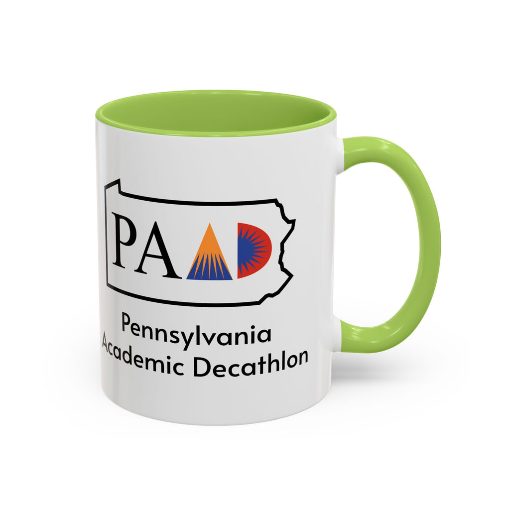 Pennsylvania Academic Decathlon Logo Accent Coffee Mug (11/15oz)