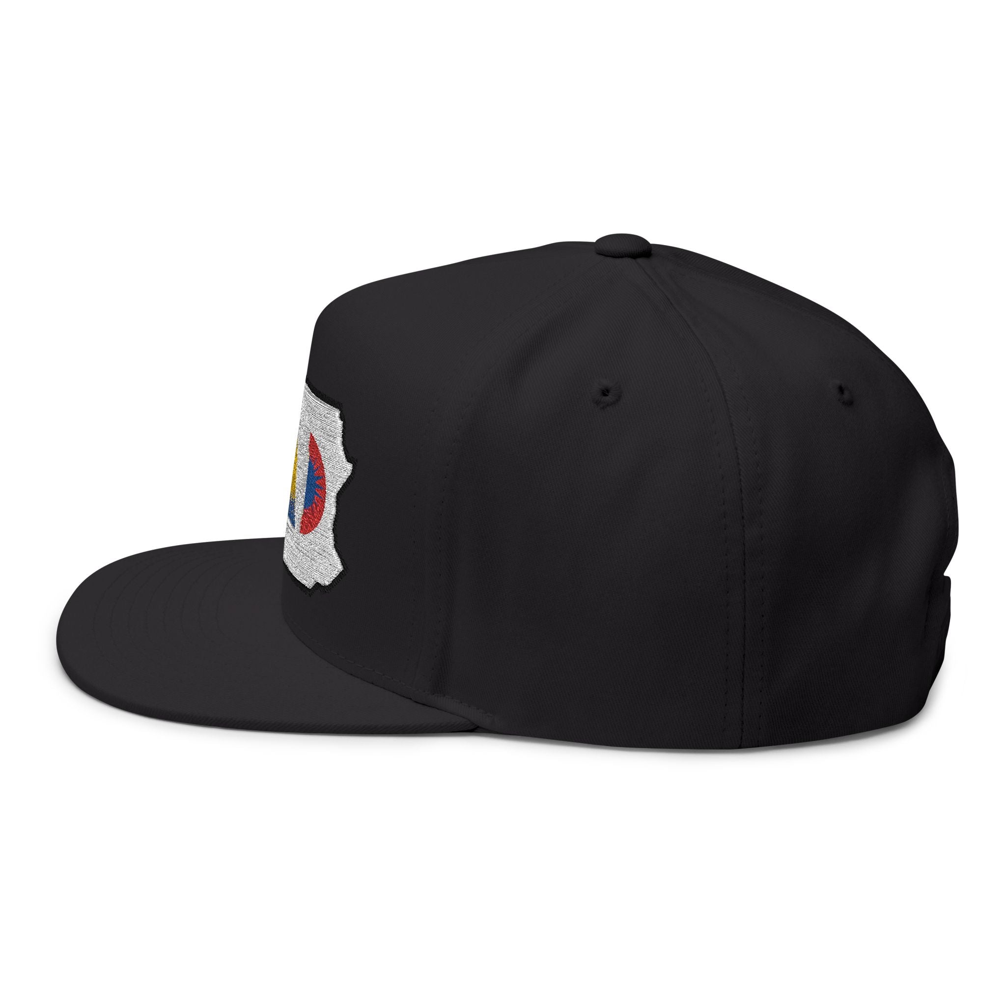 PAAD State Outline Embroidered Flat Bill Cap