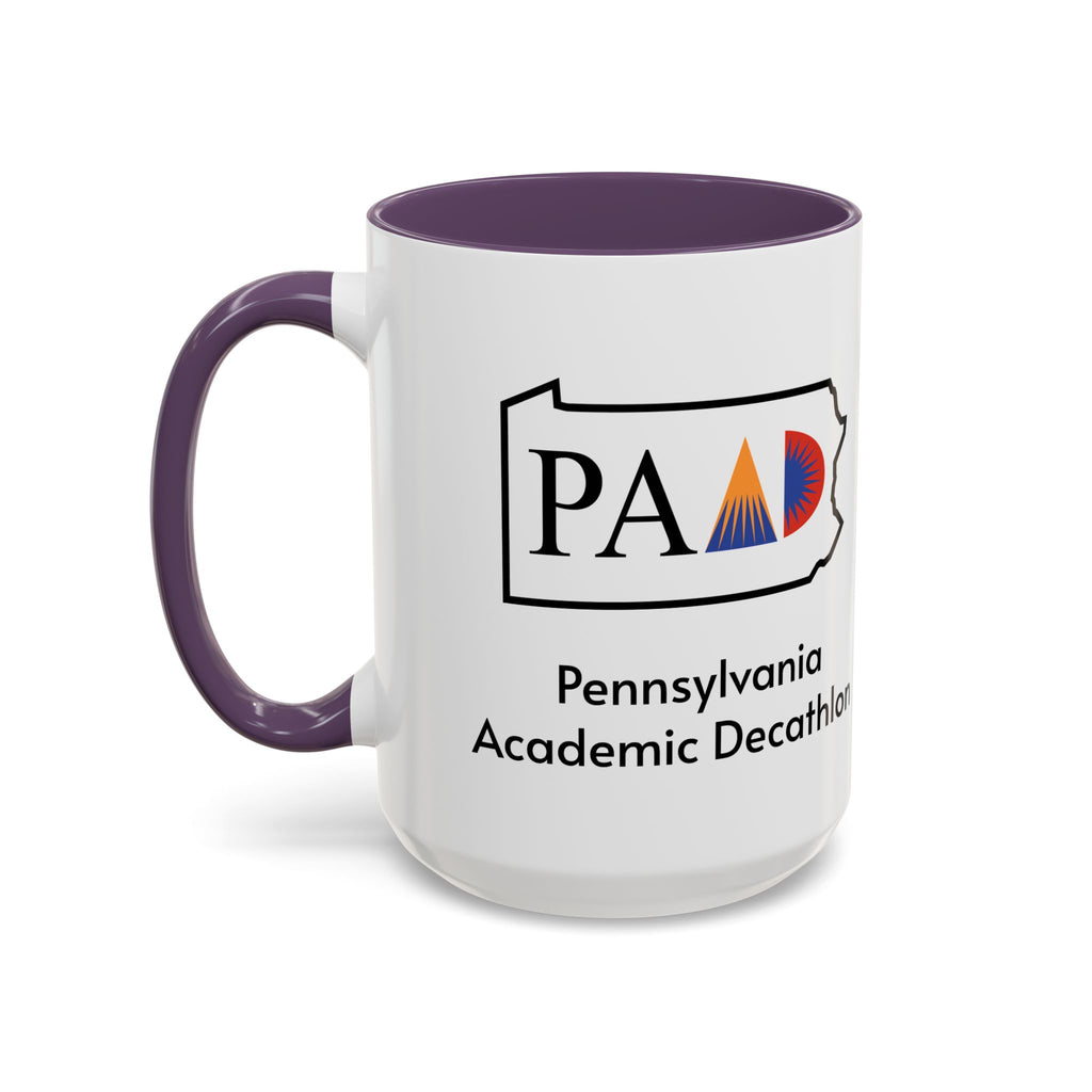 Pennsylvania Academic Decathlon Logo Accent Coffee Mug (11/15oz)