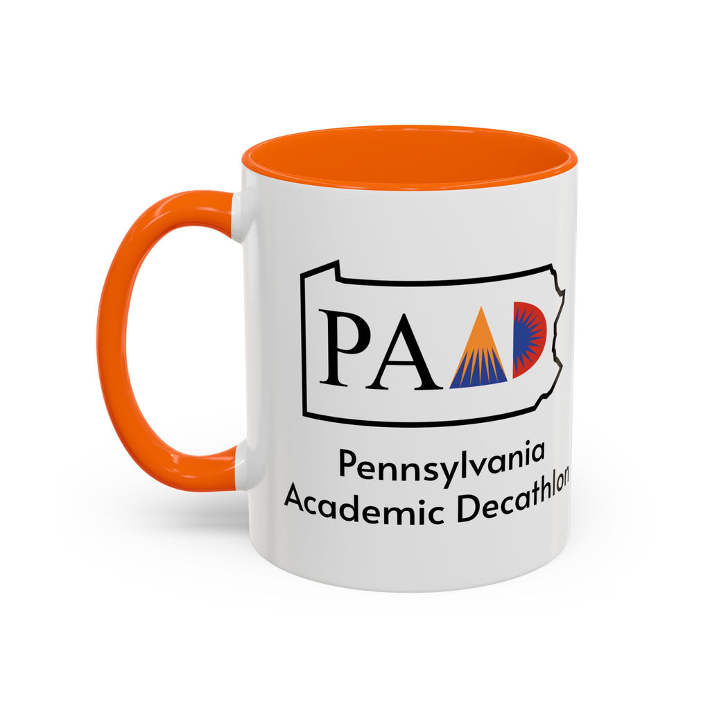 Pennsylvania Academic Decathlon Logo Accent Coffee Mug (11/15oz)