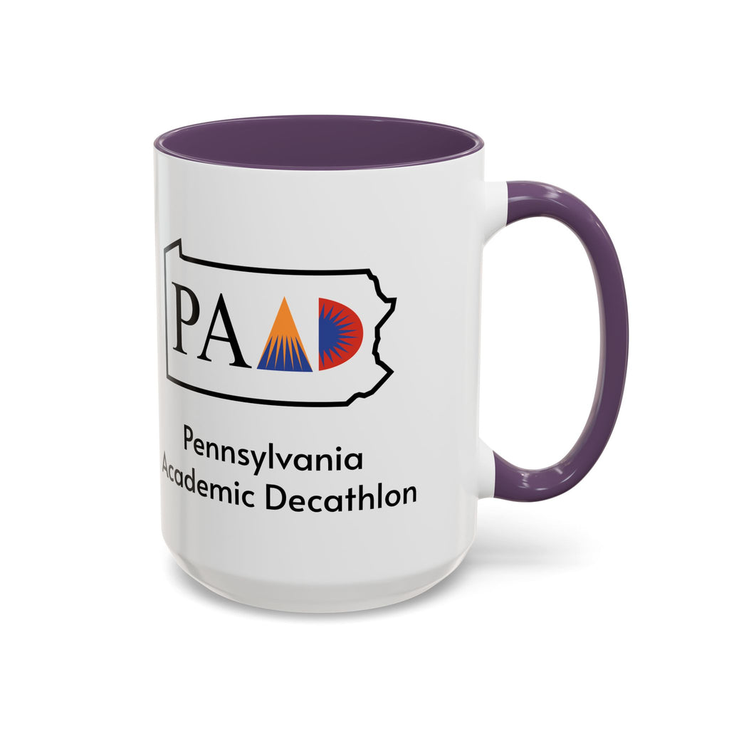Pennsylvania Academic Decathlon Logo Accent Coffee Mug (11/15oz)