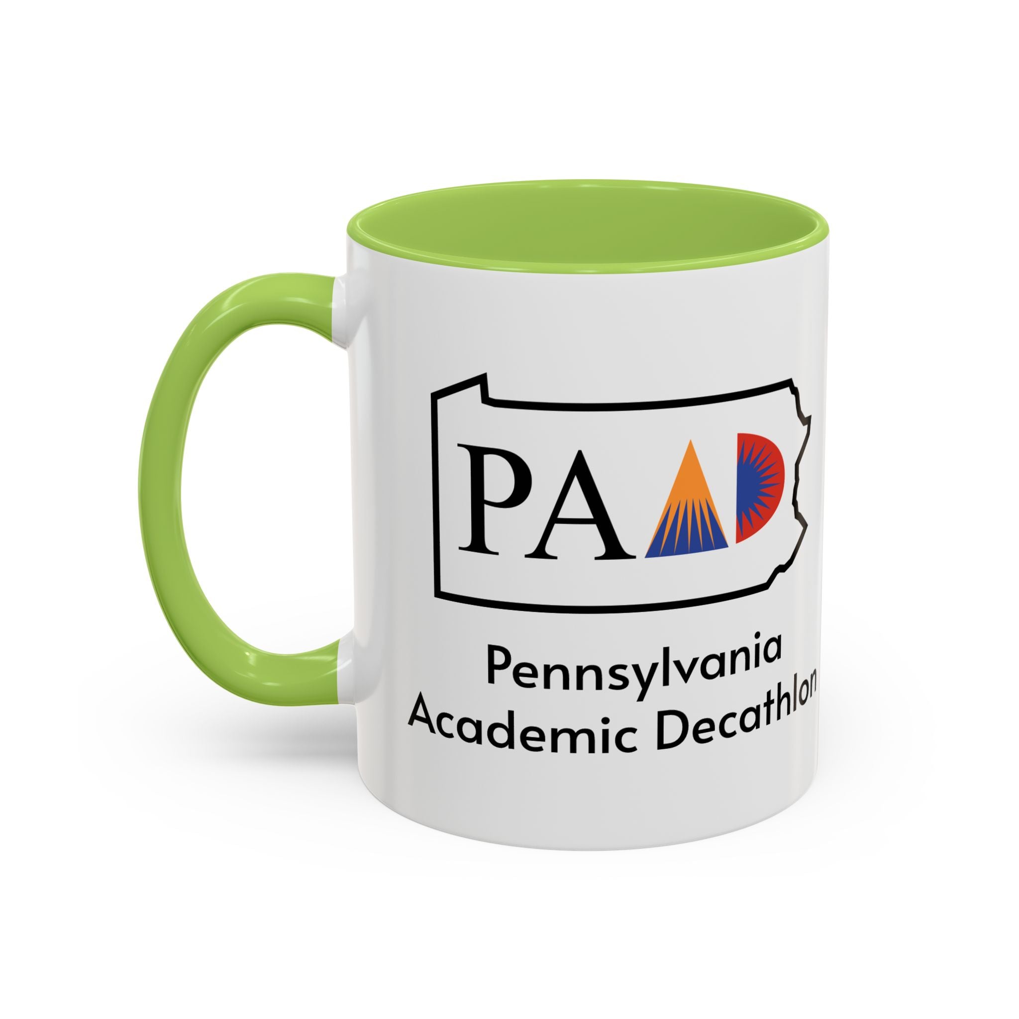Pennsylvania Academic Decathlon Logo Accent Coffee Mug (11/15oz)