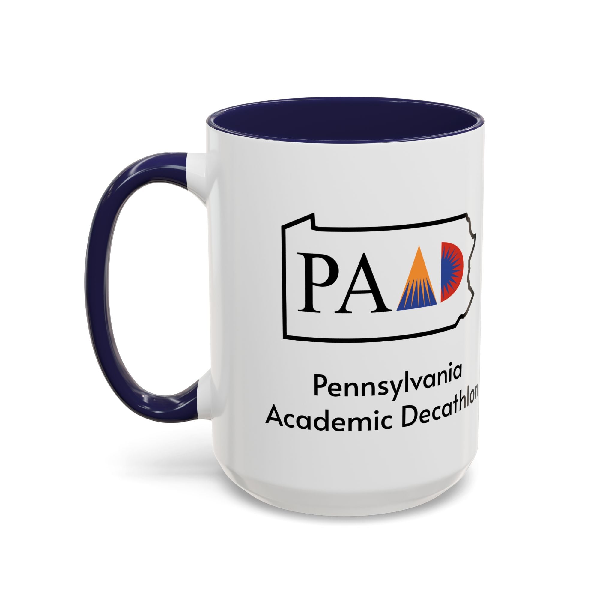Pennsylvania Academic Decathlon Logo Accent Coffee Mug (11/15oz)