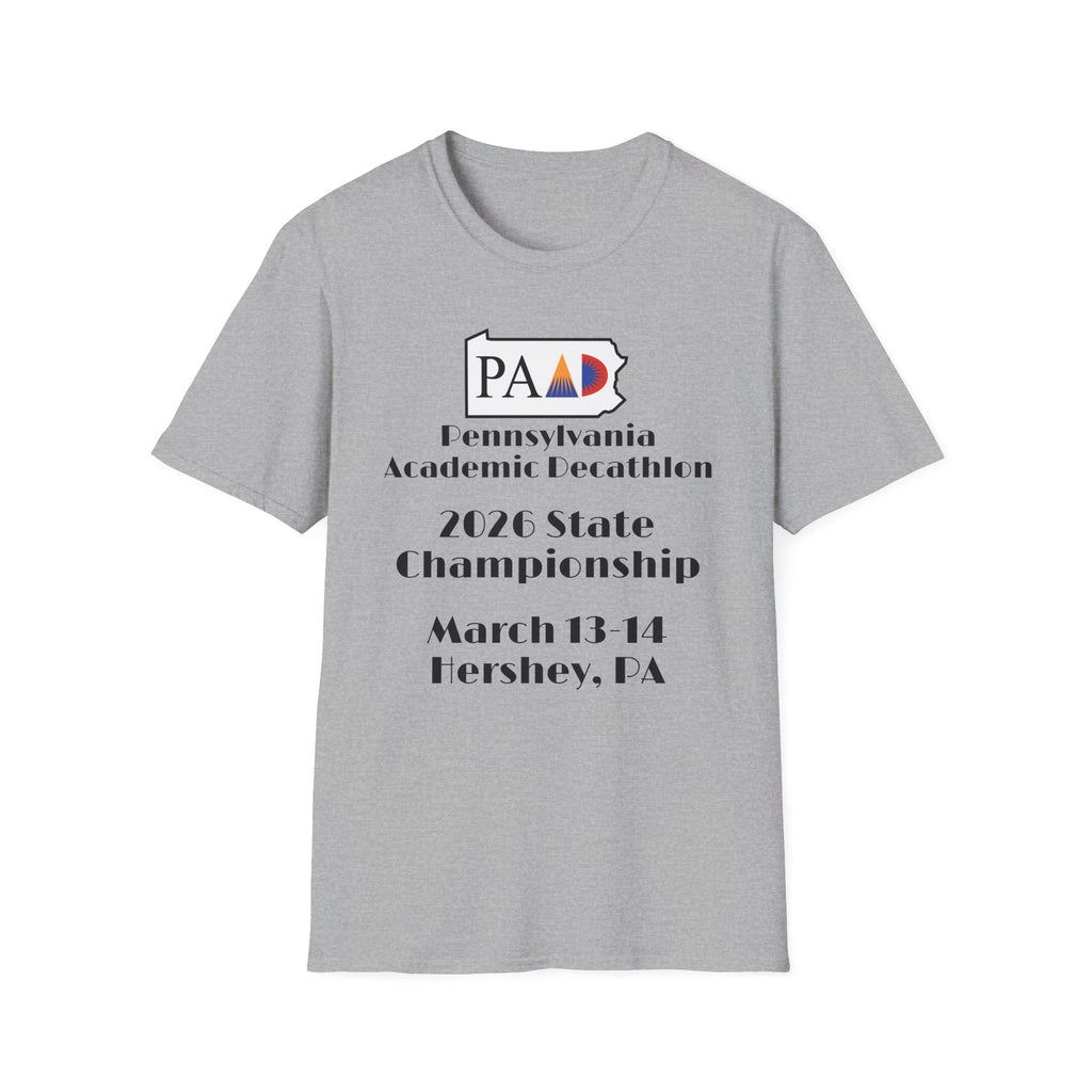 2026 Pennsylvania Academic Decathlon State Championship T-Shirt