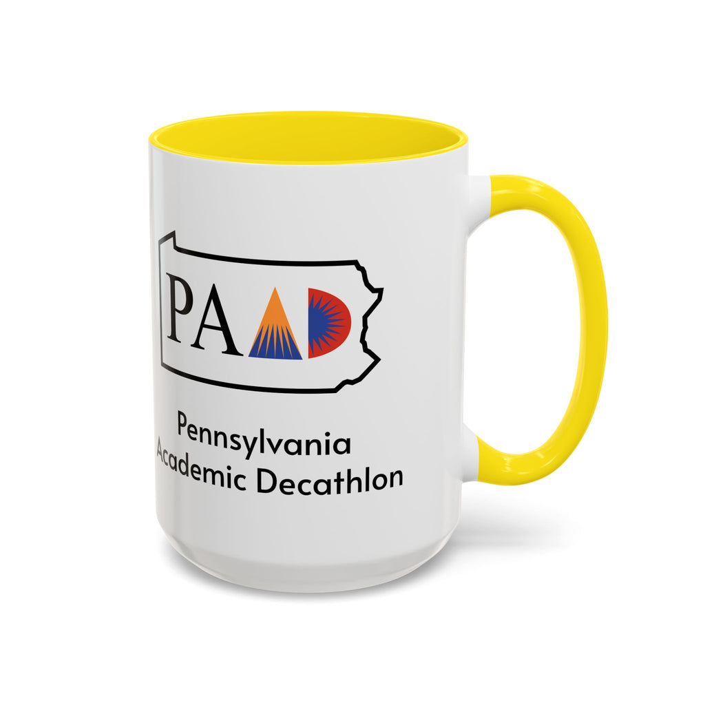 Pennsylvania Academic Decathlon Logo Accent Coffee Mug (11/15oz)