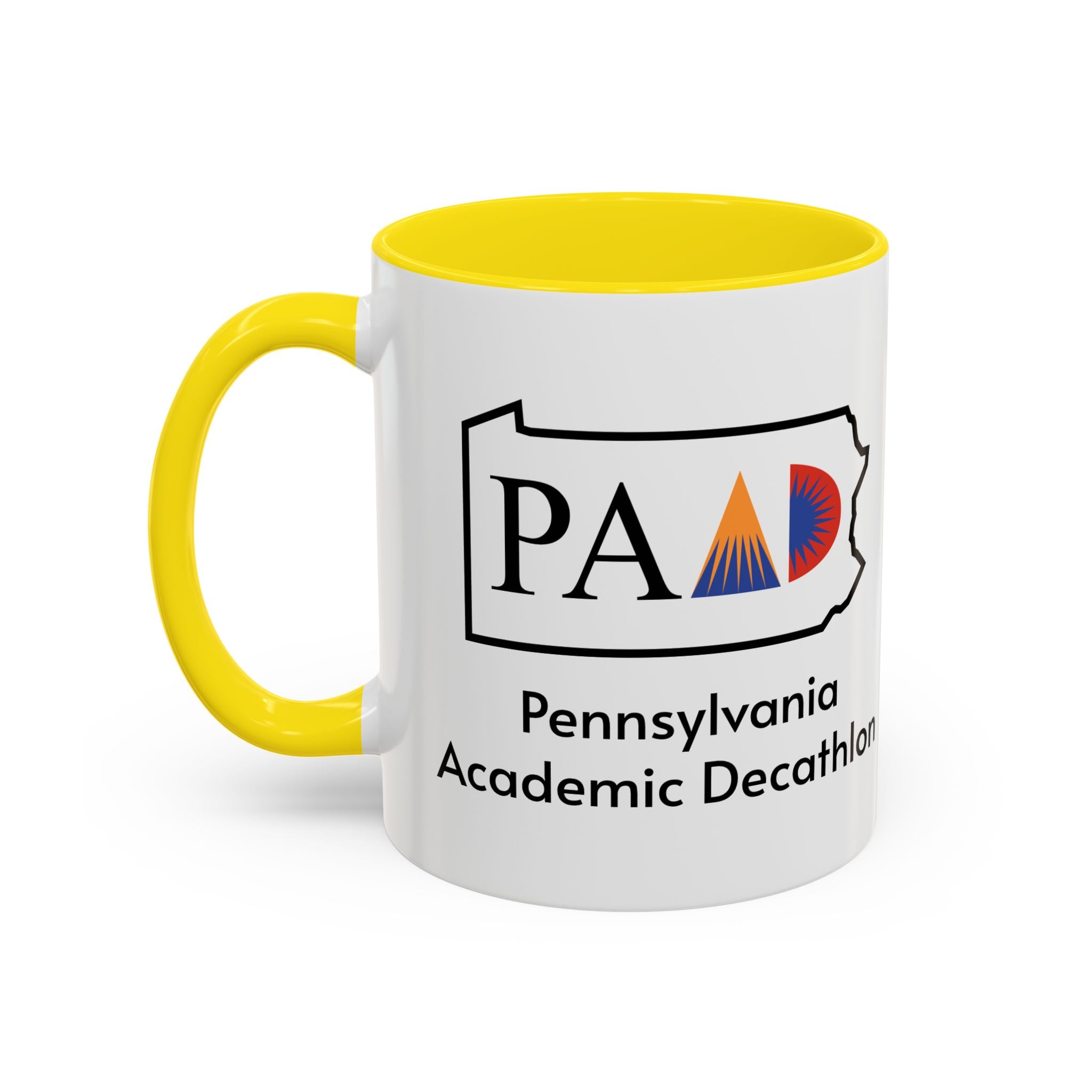 Pennsylvania Academic Decathlon Logo Accent Coffee Mug (11/15oz)