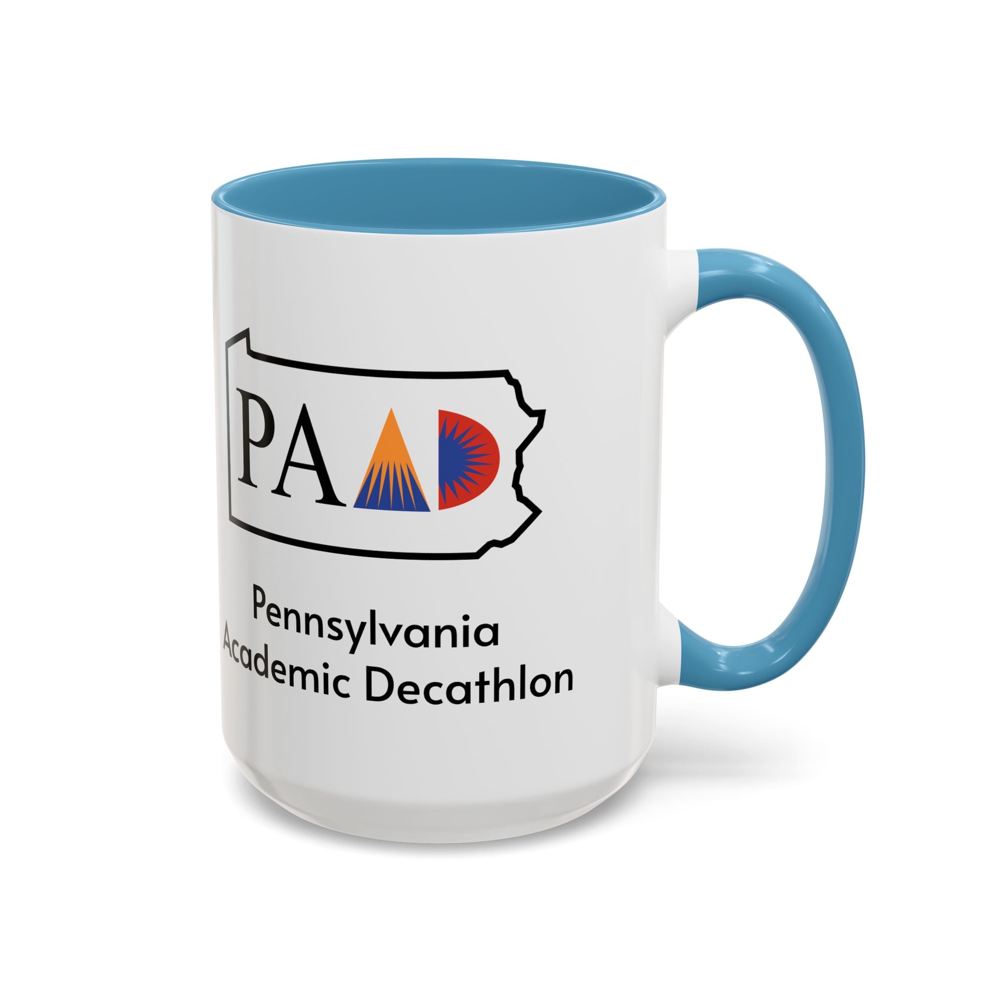 Pennsylvania Academic Decathlon Logo Accent Coffee Mug (11/15oz)