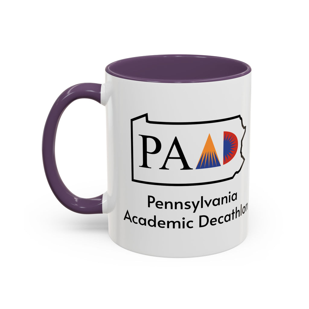 Pennsylvania Academic Decathlon Logo Accent Coffee Mug (11/15oz)